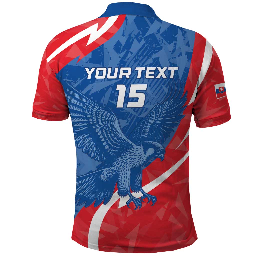 Custom Slovakia Football Polo Shirt Come On Sokoli - Wonder Print Shop