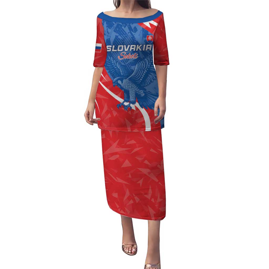Custom Slovakia Football Puletasi Come On Sokoli - Wonder Print Shop