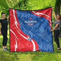 Slovakia Football Quilt Come On Sokoli - Wonder Print Shop