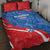 Slovakia Football Quilt Bed Set Come On Sokoli - Wonder Print Shop