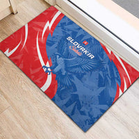 Slovakia Football Rubber Doormat Come On Sokoli - Wonder Print Shop