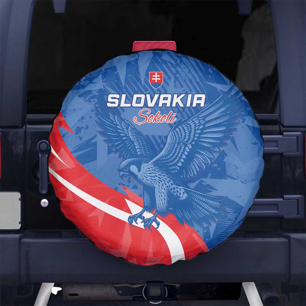 Slovakia Football Spare Tire Cover Come On Sokoli - Wonder Print Shop