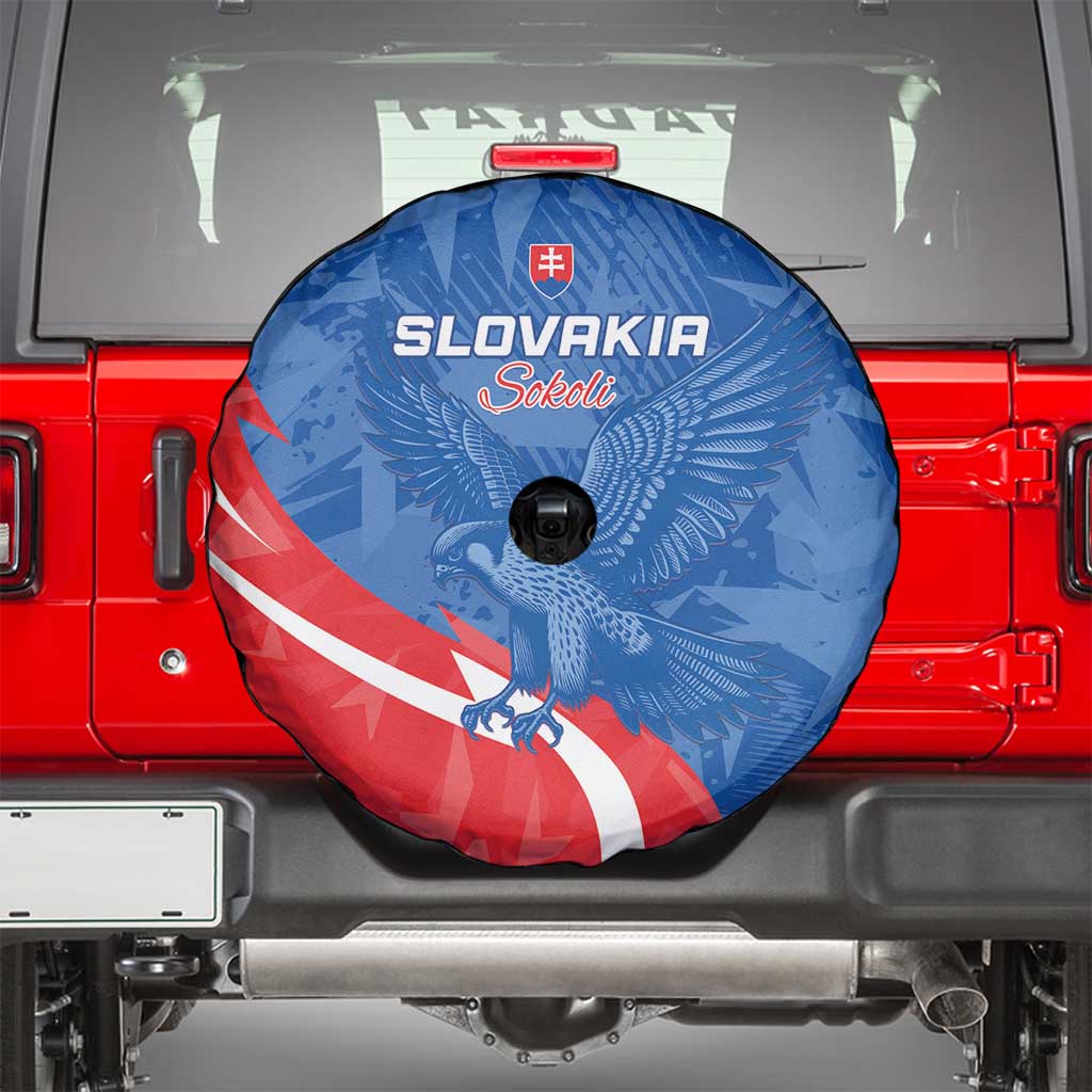 Slovakia Football Spare Tire Cover Come On Sokoli - Wonder Print Shop