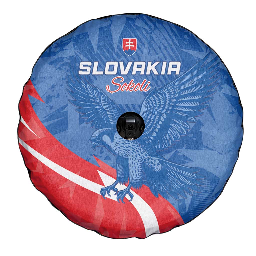 Slovakia Football Spare Tire Cover Come On Sokoli - Wonder Print Shop