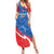 Custom Slovakia Football Summer Maxi Dress Come On Sokoli - Wonder Print Shop