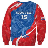 Custom Slovakia Football Sweatshirt Come On Sokoli - Wonder Print Shop