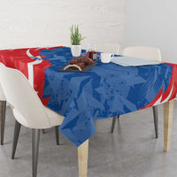 Slovakia Football Tablecloth Come On Sokoli - Wonder Print Shop