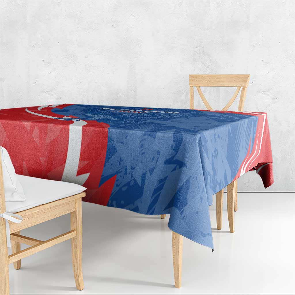 Slovakia Football Tablecloth Come On Sokoli - Wonder Print Shop