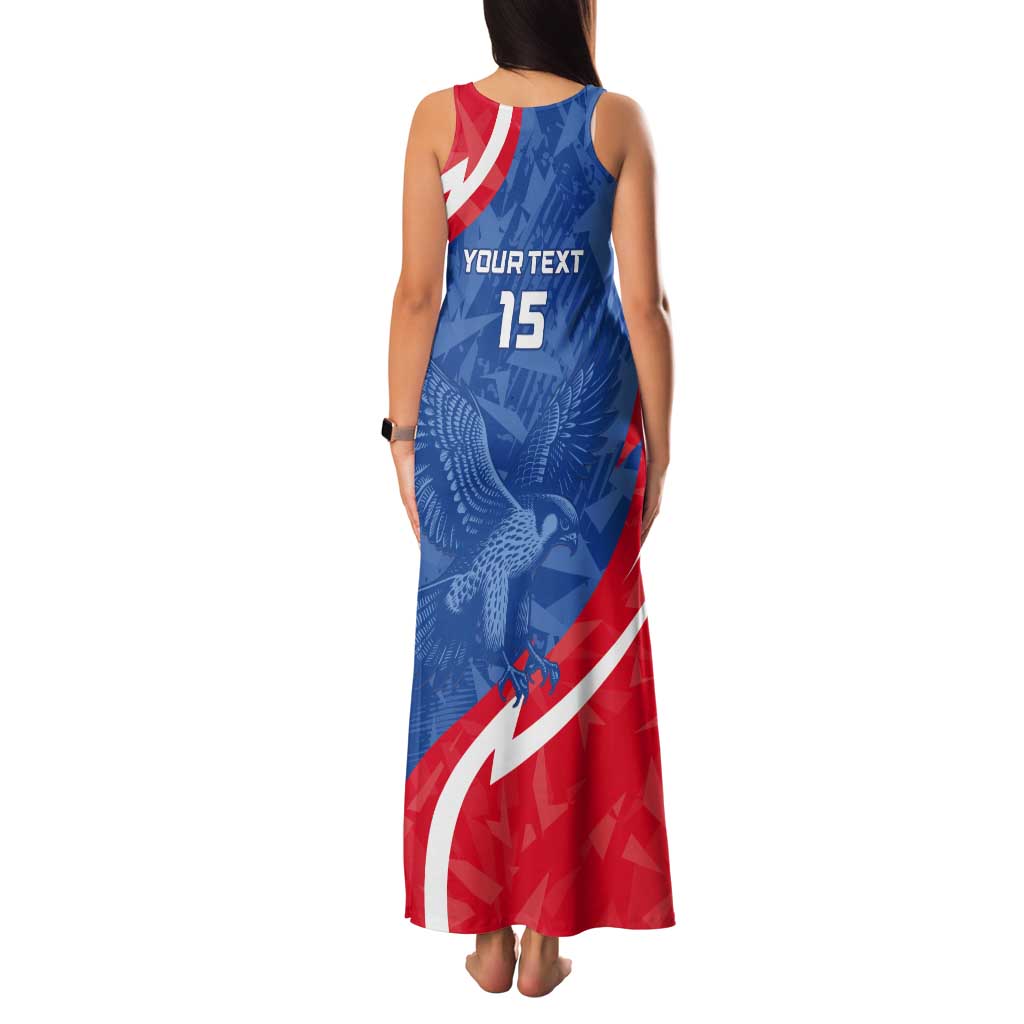 Custom Slovakia Football Tank Maxi Dress Come On Sokoli - Wonder Print Shop