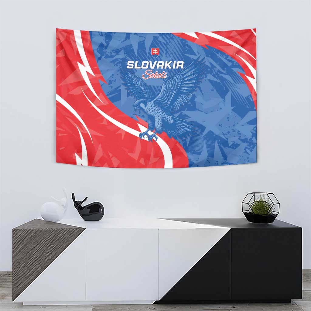 Slovakia Football Tapestry Come On Sokoli - Wonder Print Shop