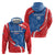 Custom Slovakia Football Zip Hoodie Come On Sokoli - Wonder Print Shop