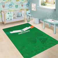Ireland Rugby Area Rug Celtics Shamrock - Wonder Print Shop