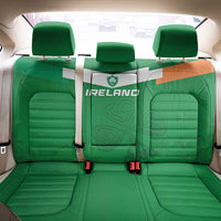 Ireland Rugby Back Car Seat Cover Celtics Shamrock - Wonder Print Shop