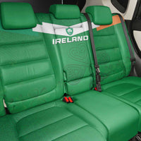 Ireland Rugby Back Car Seat Cover Celtics Shamrock - Wonder Print Shop
