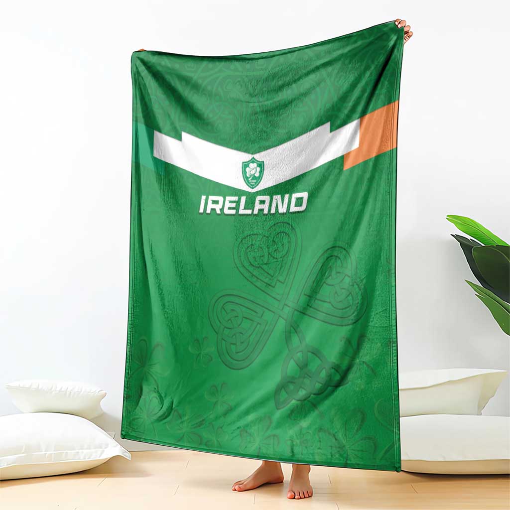 Ireland Rugby Blanket Celtics Shamrock - Wonder Print Shop