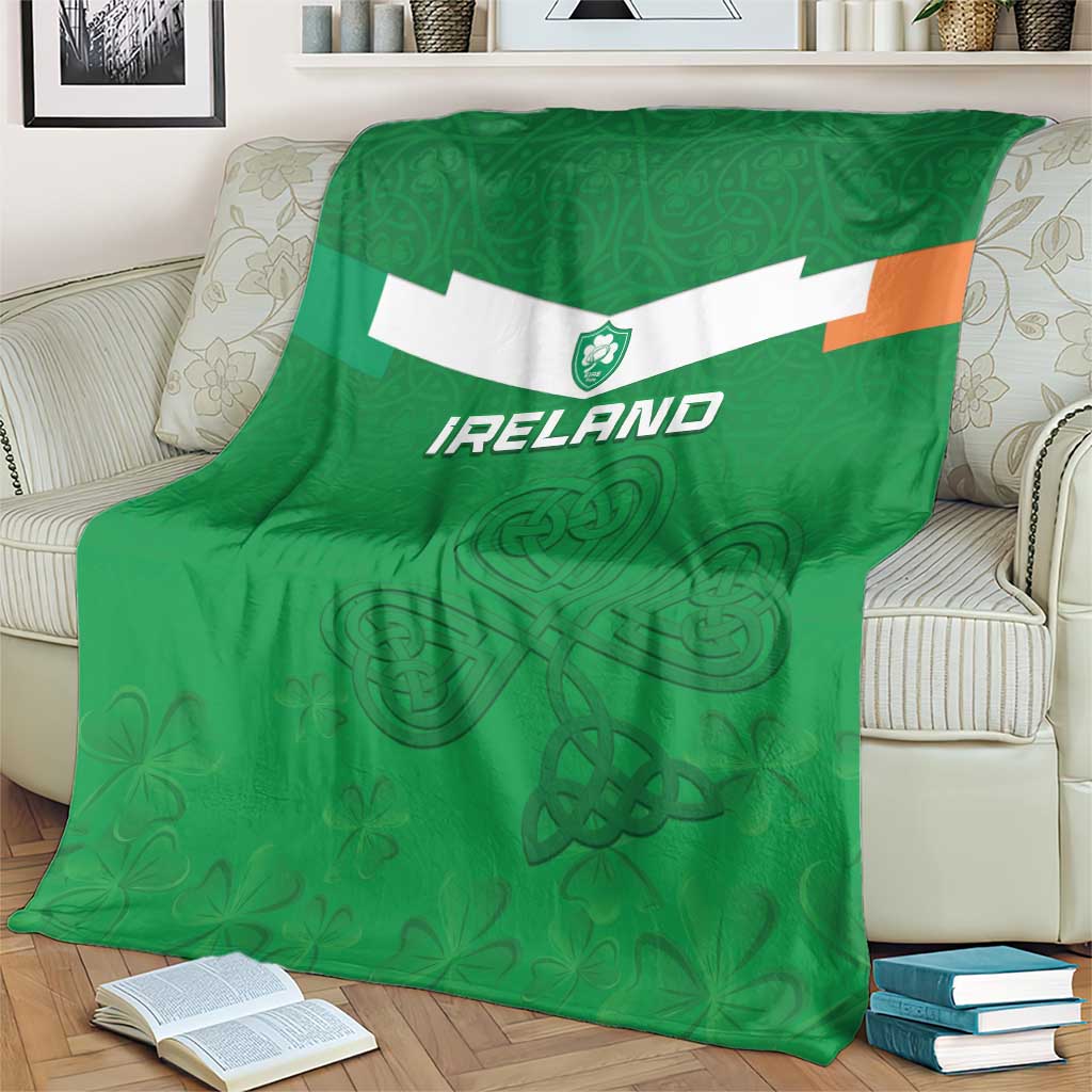 Ireland Rugby Blanket Celtics Shamrock - Wonder Print Shop
