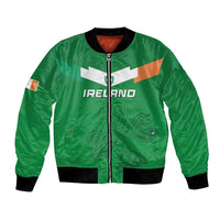 Ireland Rugby Custom Bomber Jacket Celtics Shamrock - Wonder Print Shop