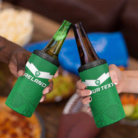 Ireland Rugby Custom 4 in 1 Can Cooler Tumbler Celtics Shamrock - Wonder Print Shop