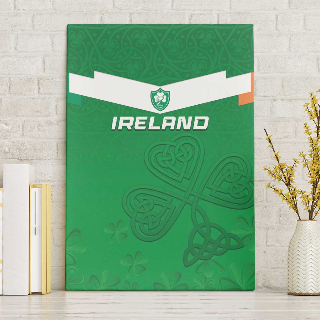 Ireland Rugby Canvas Wall Art Celtics Shamrock - Wonder Print Shop