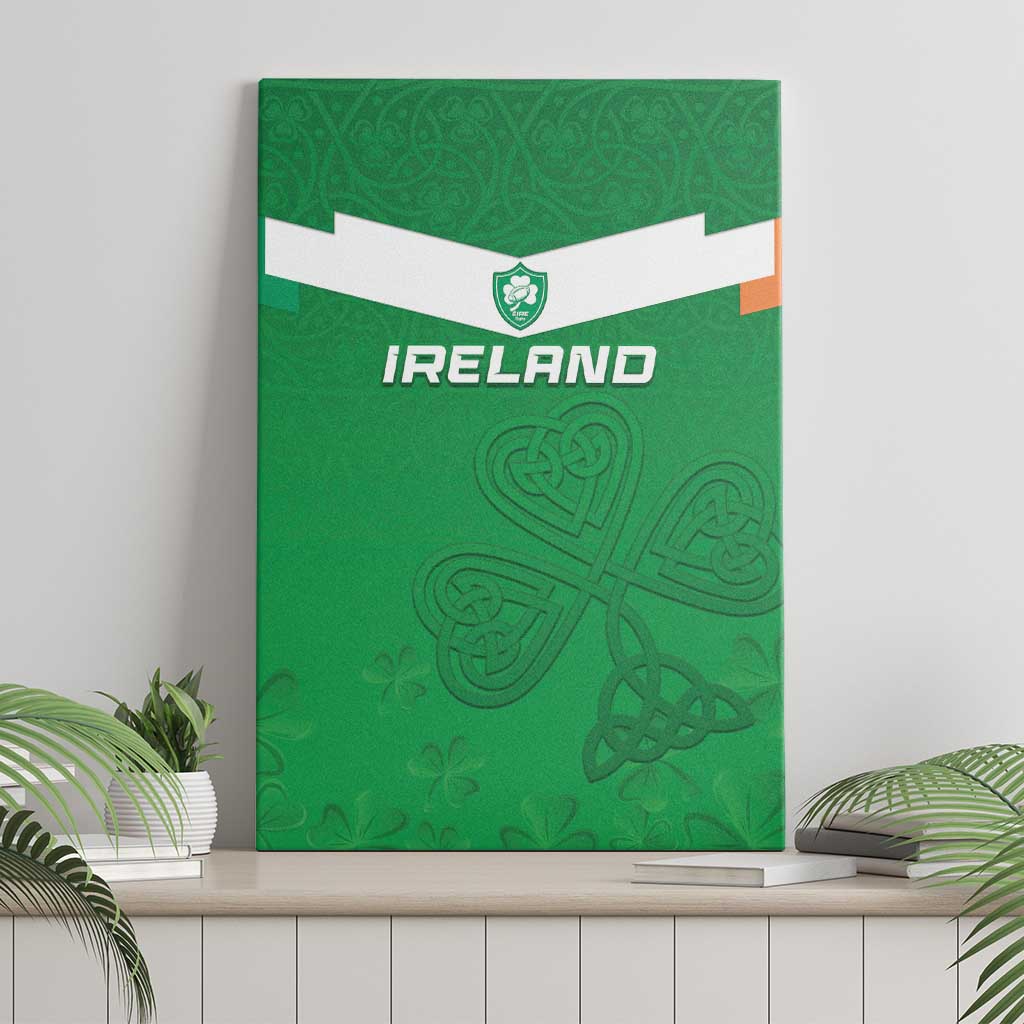 Ireland Rugby Canvas Wall Art Celtics Shamrock - Wonder Print Shop