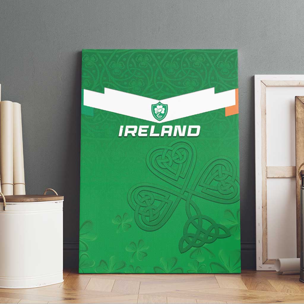 Ireland Rugby Canvas Wall Art Celtics Shamrock - Wonder Print Shop