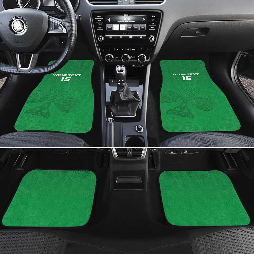Ireland Rugby Car Mats Celtics Shamrock - Wonder Print Shop