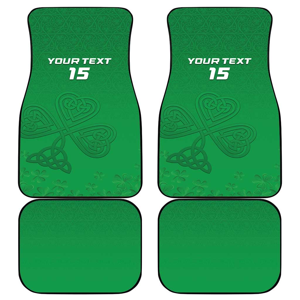 Ireland Rugby Car Mats Celtics Shamrock - Wonder Print Shop