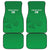 Ireland Rugby Car Mats Celtics Shamrock - Wonder Print Shop