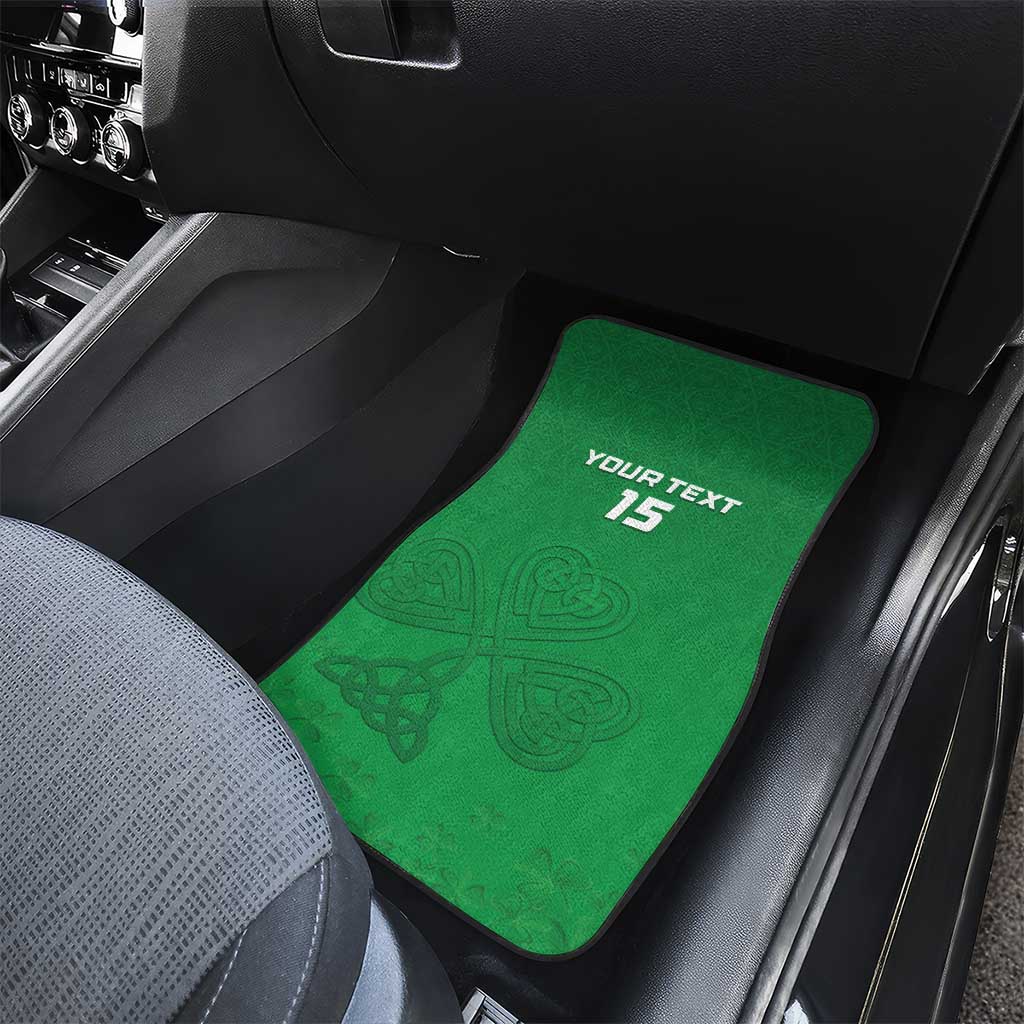 Ireland Rugby Car Mats Celtics Shamrock - Wonder Print Shop