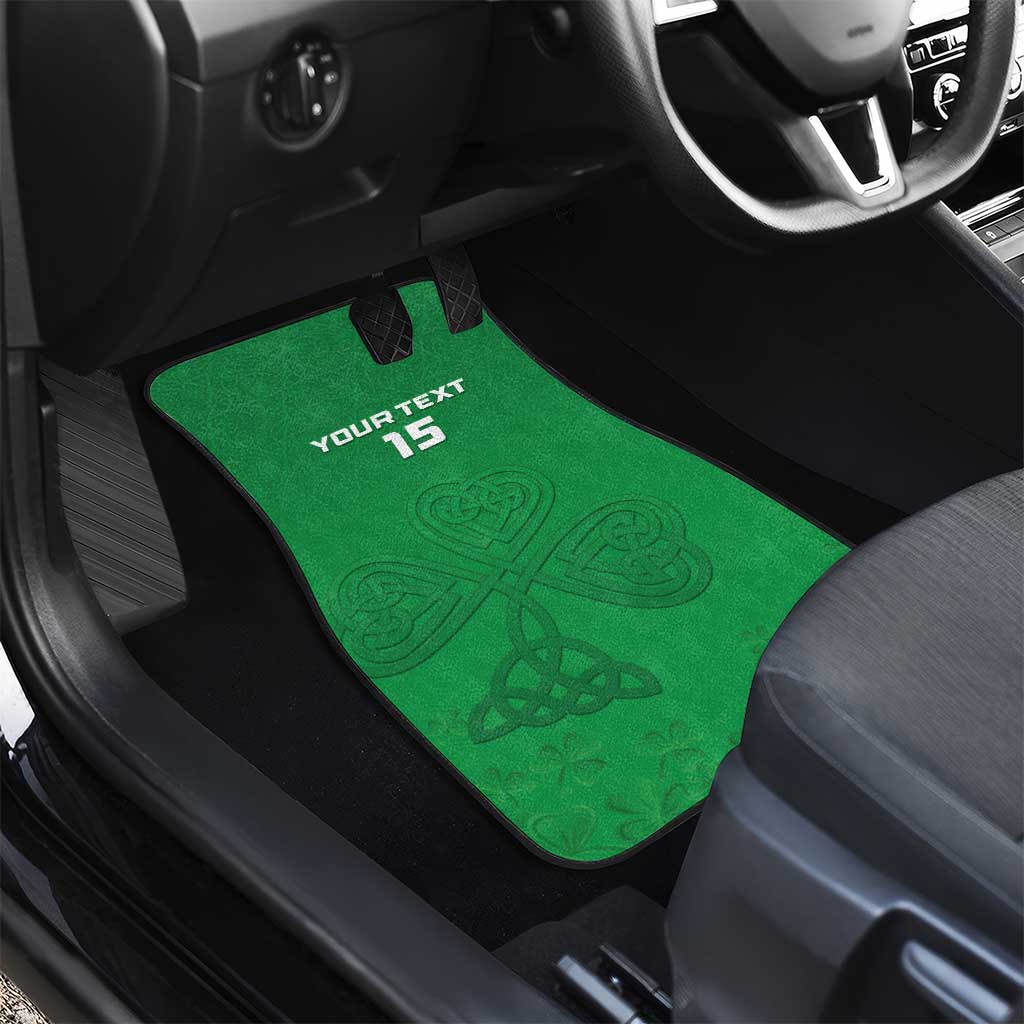 Ireland Rugby Car Mats Celtics Shamrock - Wonder Print Shop