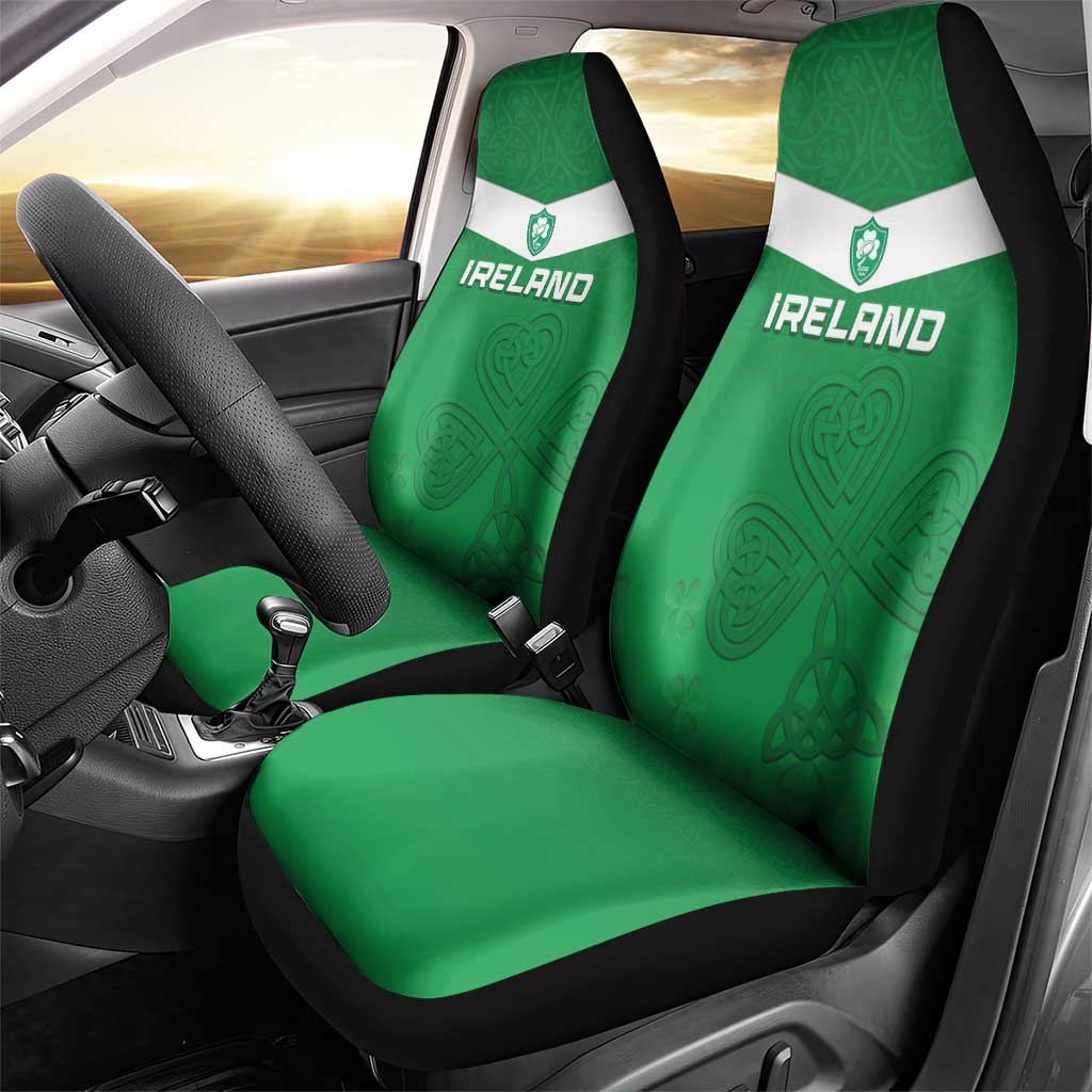 Ireland Rugby Car Seat Cover Celtics Shamrock - Wonder Print Shop