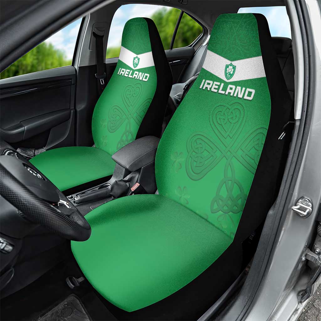 Ireland Rugby Car Seat Cover Celtics Shamrock - Wonder Print Shop