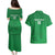 Ireland Rugby Custom Couples Matching Puletasi and Hawaiian Shirt Celtics Shamrock - Wonder Print Shop