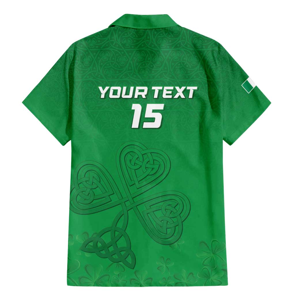 Ireland Rugby Custom Family Matching Mermaid Dress and Hawaiian Shirt Celtics Shamrock - Wonder Print Shop