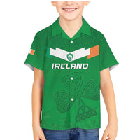 Ireland Rugby Custom Family Matching Mermaid Dress and Hawaiian Shirt Celtics Shamrock - Wonder Print Shop