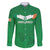 Ireland Rugby Custom Family Matching Off The Shoulder Long Sleeve Dress and Hawaiian Shirt Celtics Shamrock - Wonder Print Shop