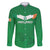 Ireland Rugby Custom Family Matching Off Shoulder Short Dress and Hawaiian Shirt Celtics Shamrock - Wonder Print Shop