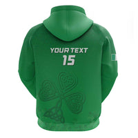 Ireland Rugby Custom Hoodie Celtics Shamrock - Wonder Print Shop