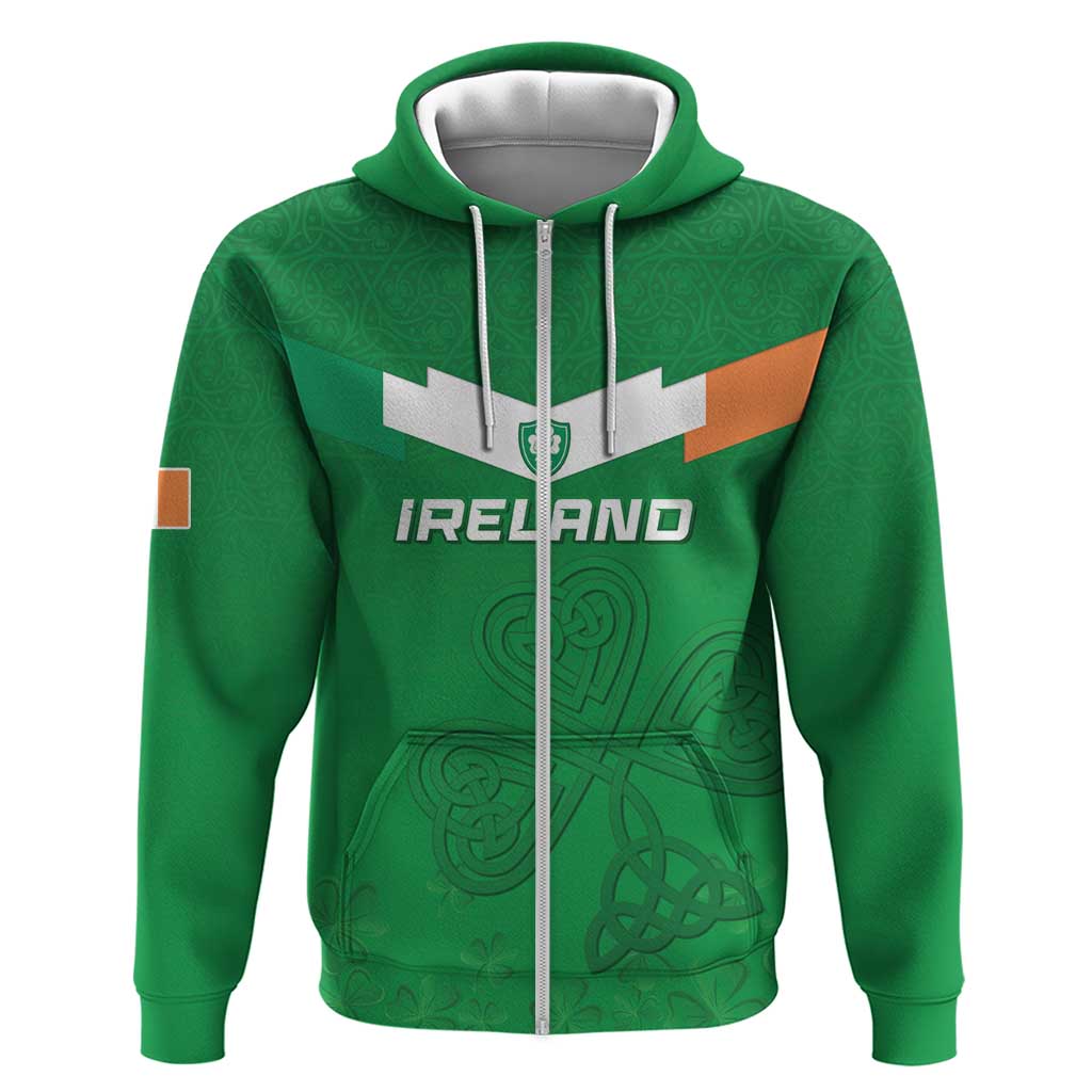 Ireland Rugby Custom Hoodie Celtics Shamrock - Wonder Print Shop