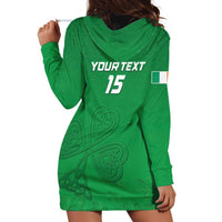 Ireland Rugby Custom Hoodie Dress Celtics Shamrock - Wonder Print Shop