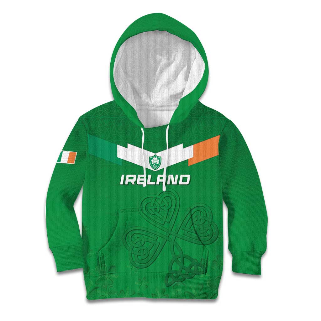 Ireland Rugby Custom Kid Hoodie Celtics Shamrock - Wonder Print Shop