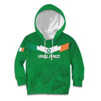 Ireland Rugby Custom Kid Hoodie Celtics Shamrock - Wonder Print Shop