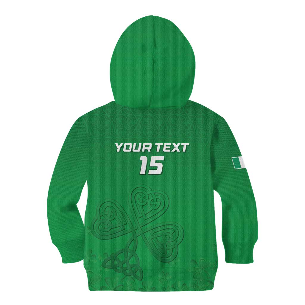 Ireland Rugby Custom Kid Hoodie Celtics Shamrock - Wonder Print Shop