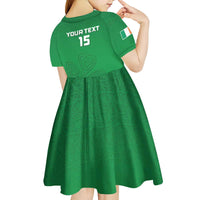 Ireland Rugby Custom Kid Short Sleeve Dress Celtics Shamrock - Wonder Print Shop
