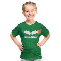 Ireland Rugby Custom Kid T Shirt Celtics Shamrock - Wonder Print Shop