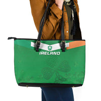 Ireland Rugby Leather Tote Bag Celtics Shamrock - Wonder Print Shop