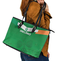 Ireland Rugby Leather Tote Bag Celtics Shamrock - Wonder Print Shop