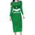 Ireland Rugby Custom Long Sleeve Bodycon Dress Celtics Shamrock - Wonder Print Shop