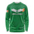 Ireland Rugby Custom Long Sleeve Shirt Celtics Shamrock - Wonder Print Shop