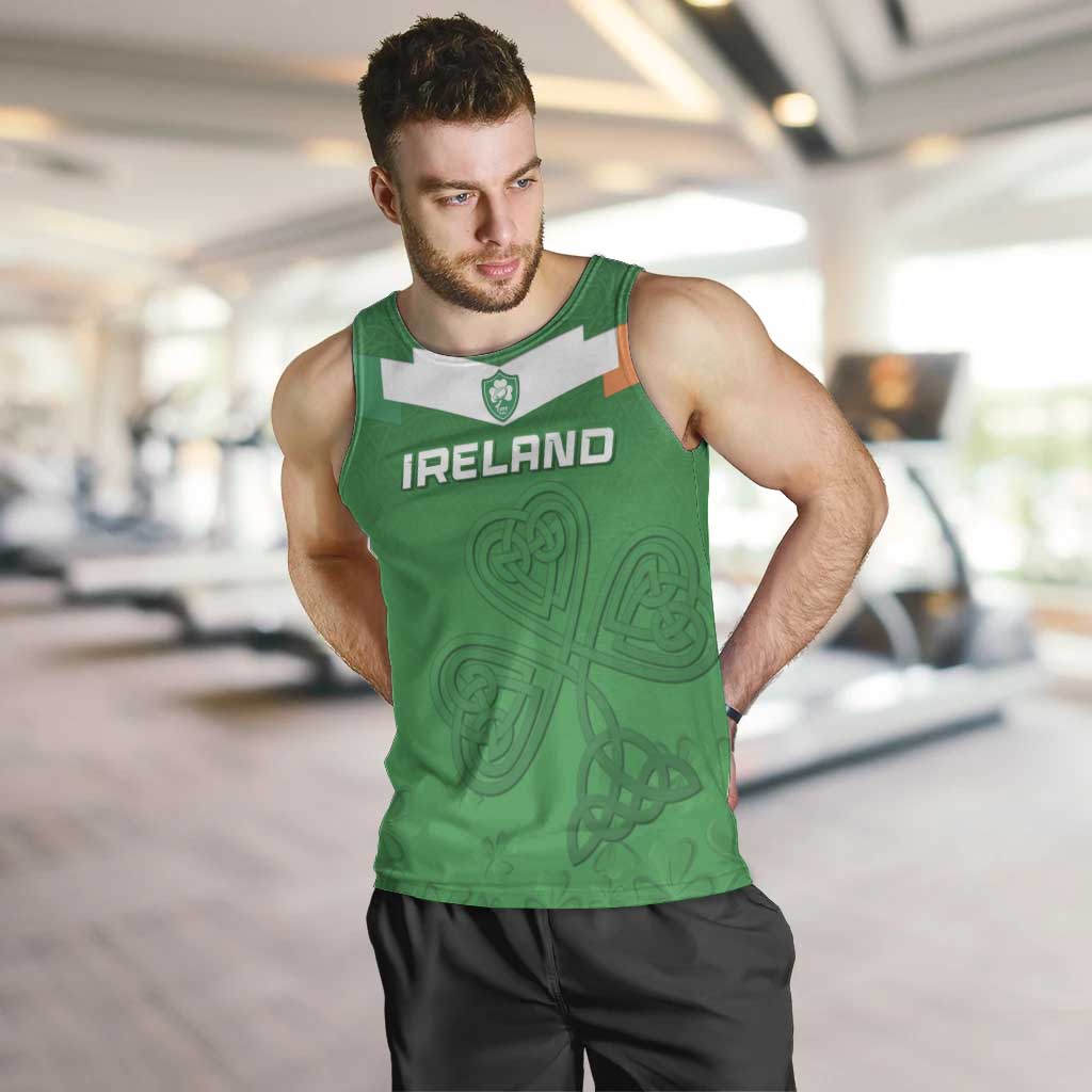Ireland Rugby Custom Men Tank Top Celtics Shamrock - Wonder Print Shop